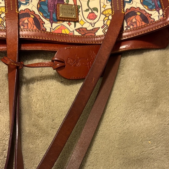 Disney’s Beauty and the Beast Stained Glass Shopper Tote by Dooney & Bourke - Picture 6 of 16